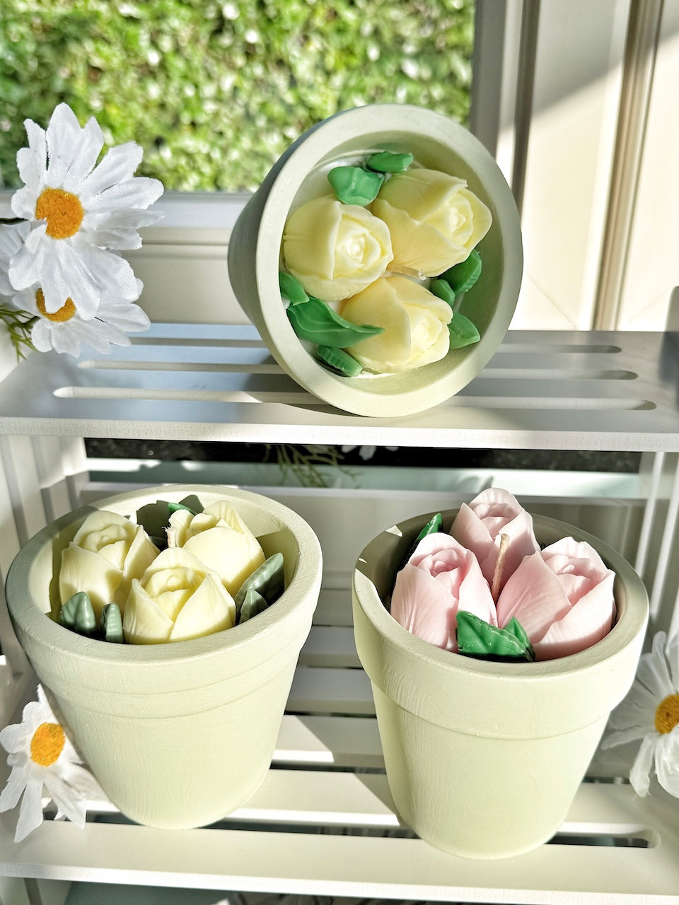 Scented candle "Tulips"