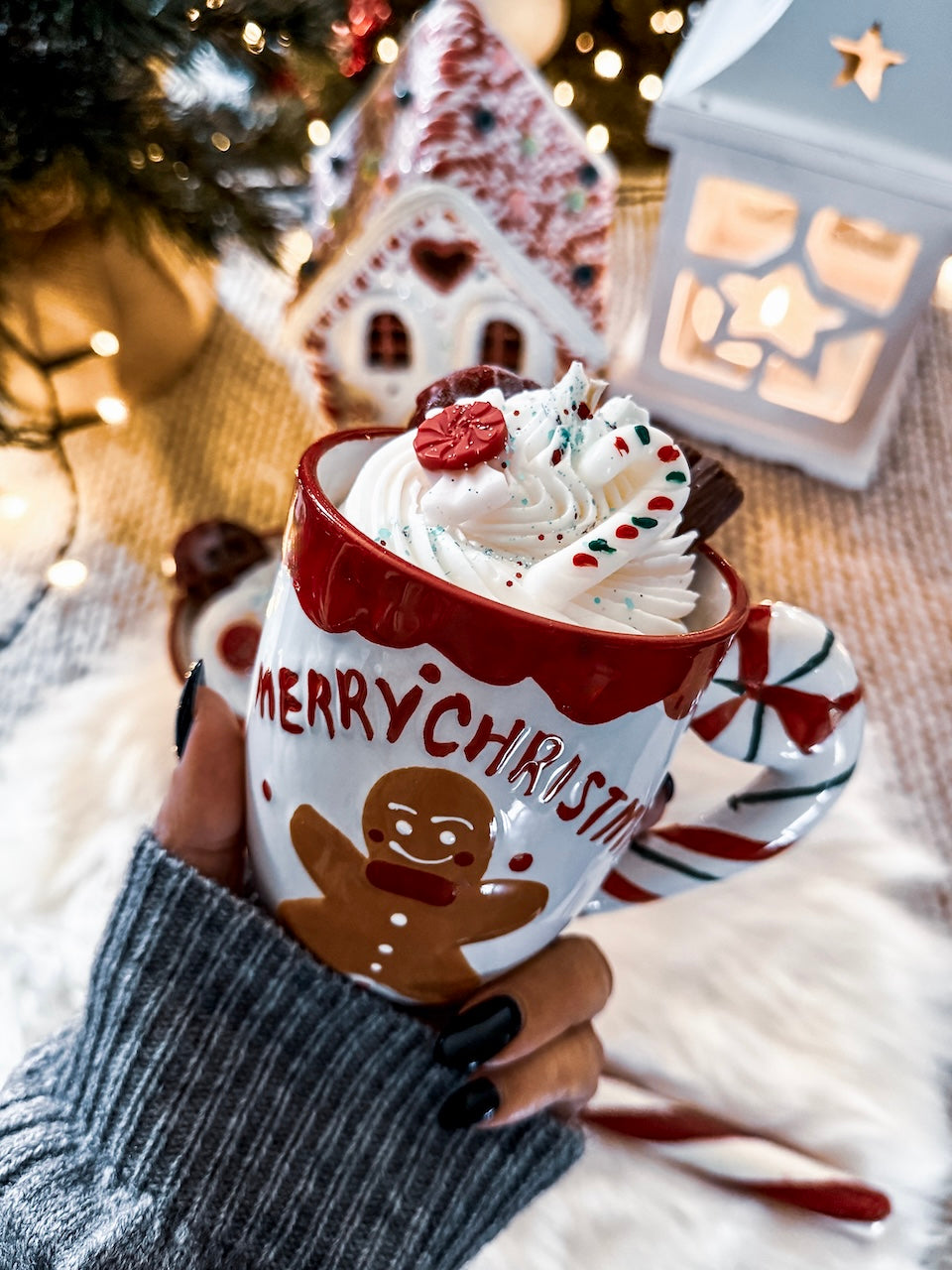 Geurkaars Candy Cane