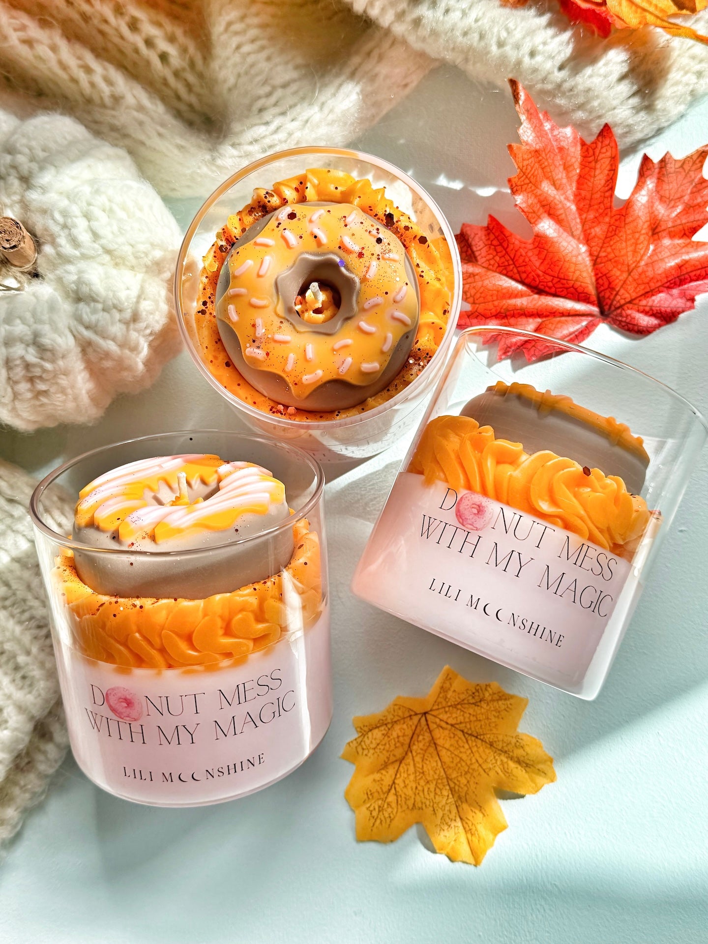 Geurkaars "Donut Mess with Magic"