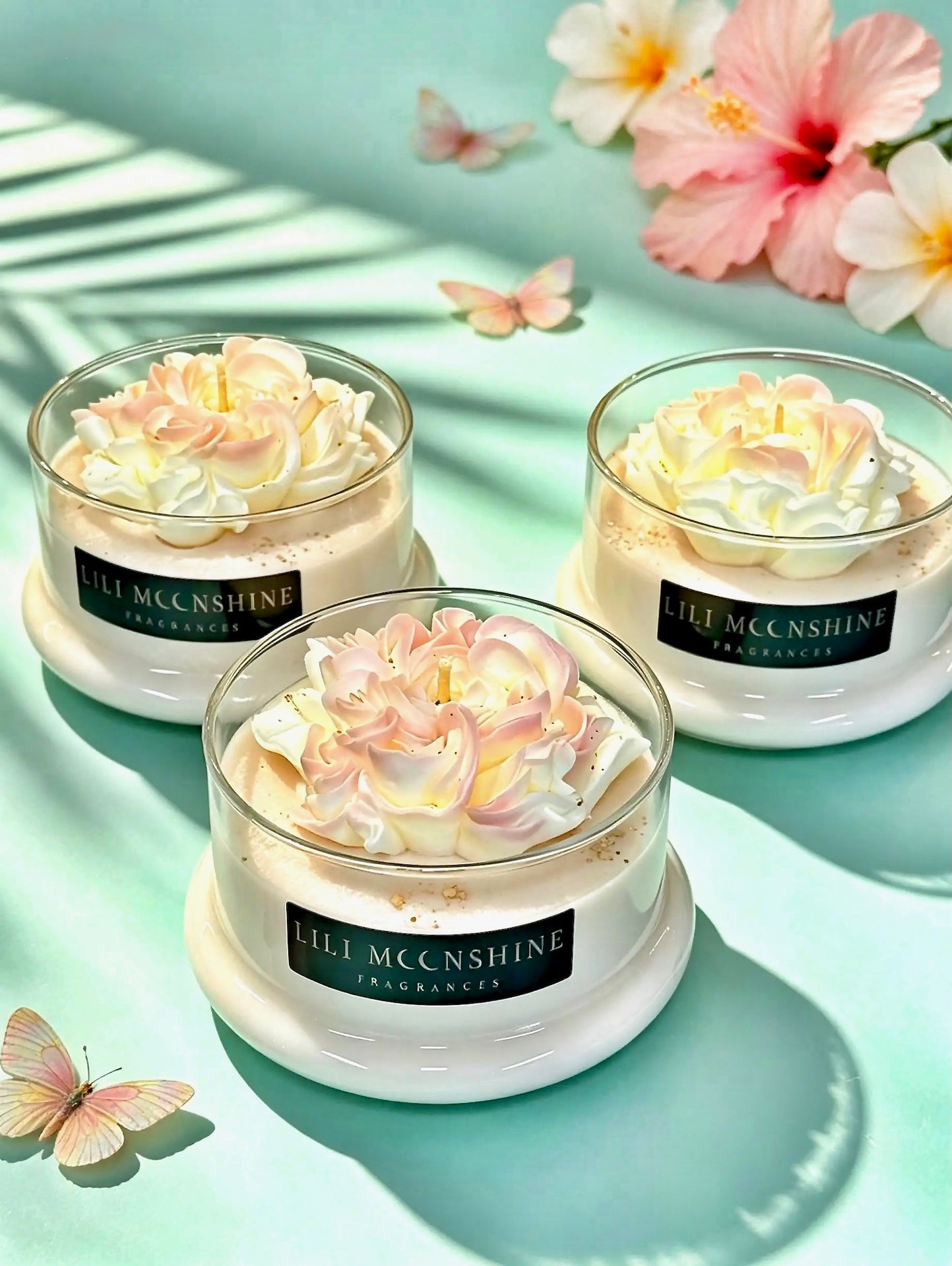 Scented candle "A mother's bloom"