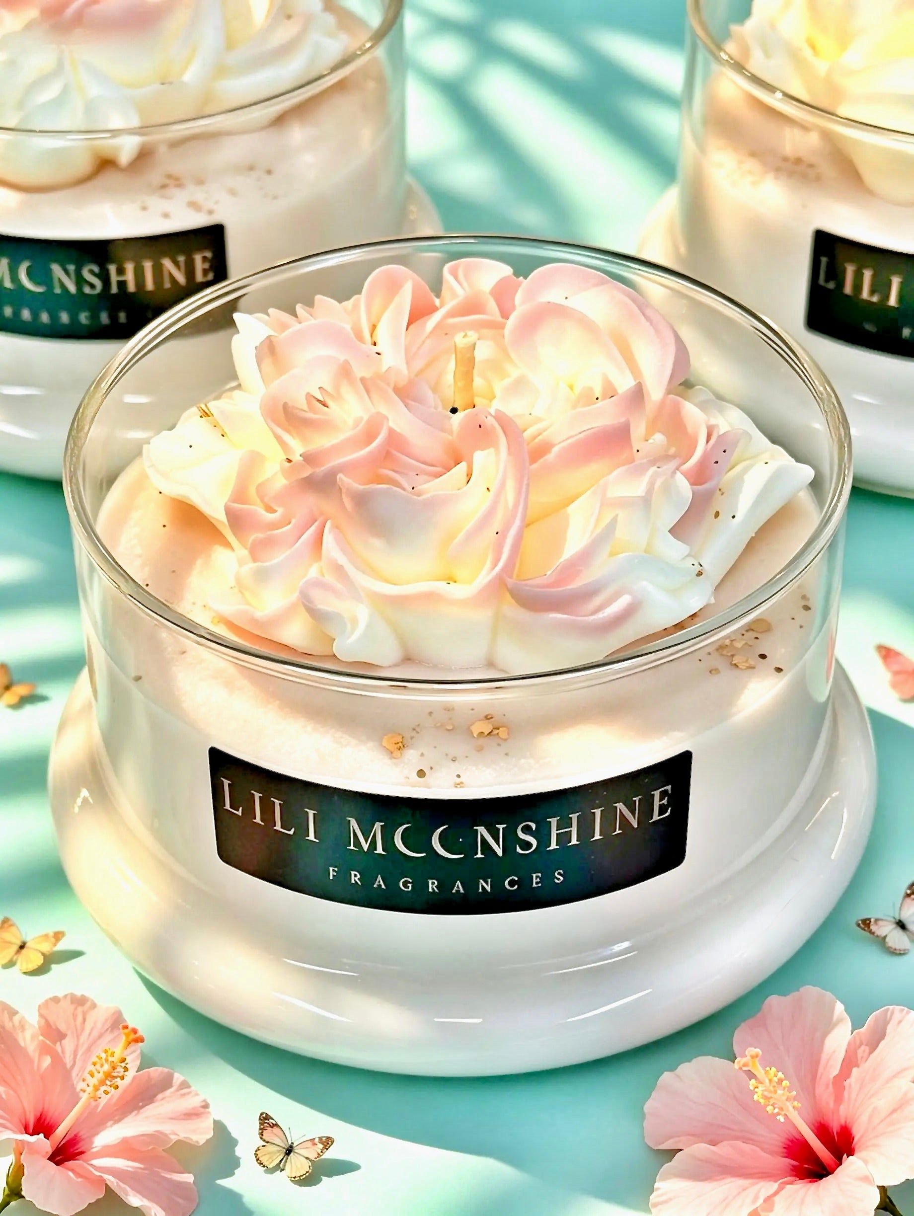 Scented candle "A mother's bloom"
