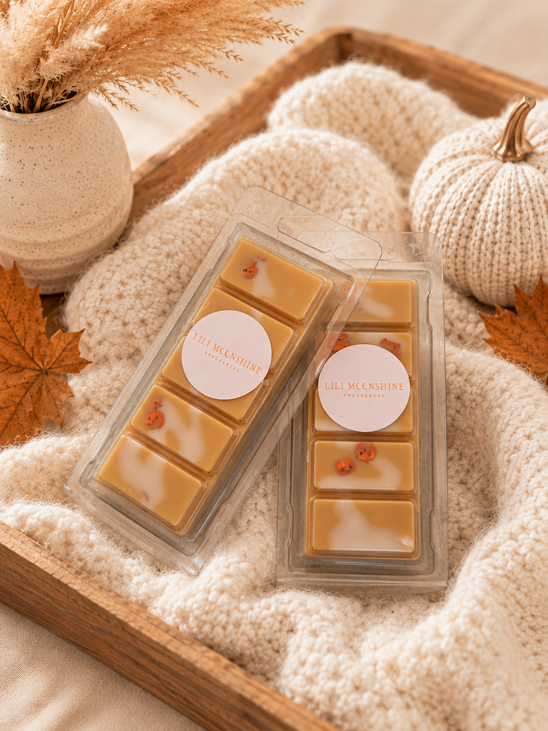 Galet de cire parfumée "Caramel Santal"