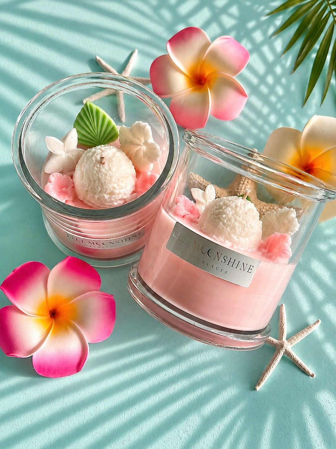 Geurkaars "Peach Ice tea"