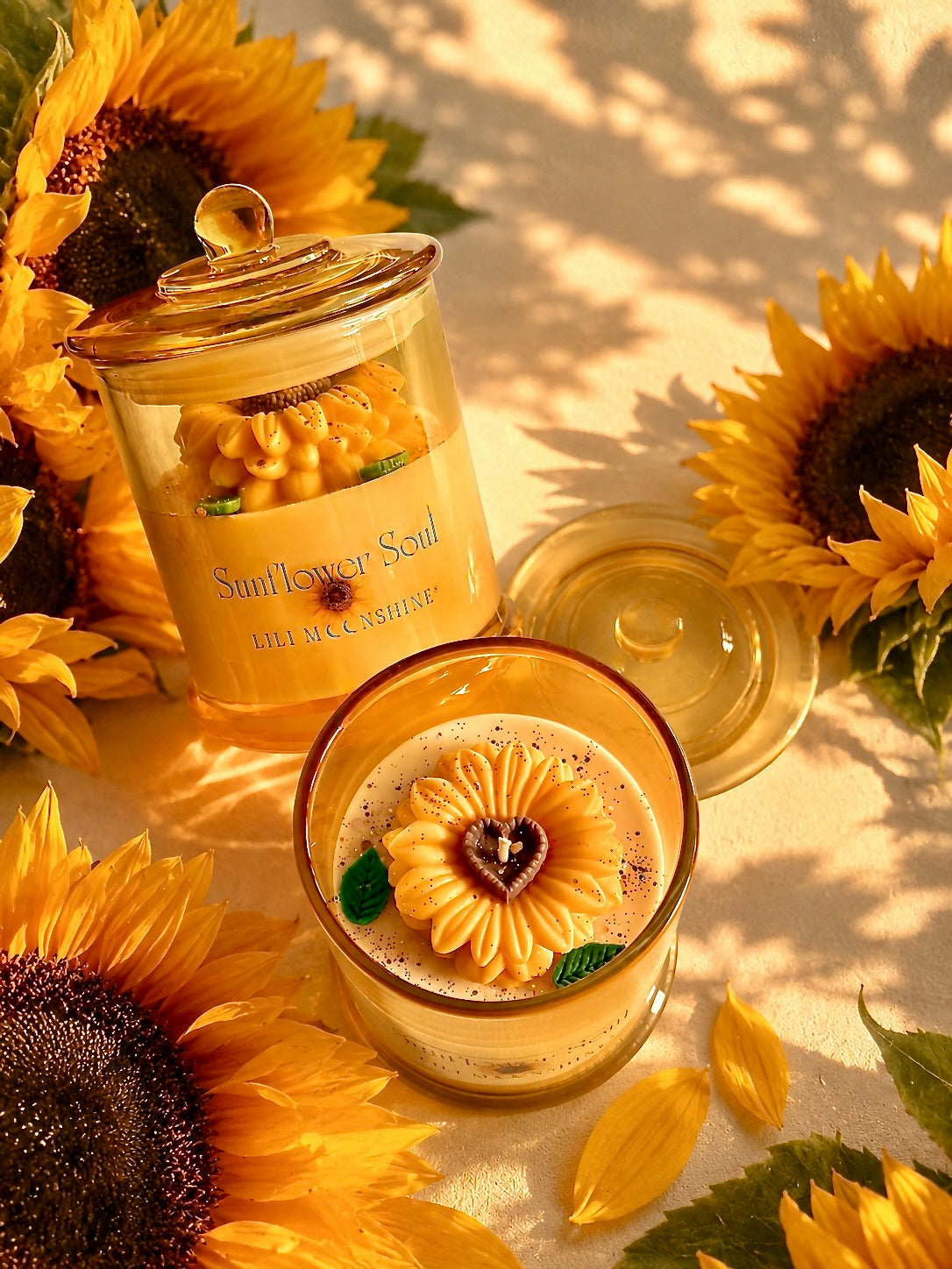 Scented candle "Sunflower Soul"