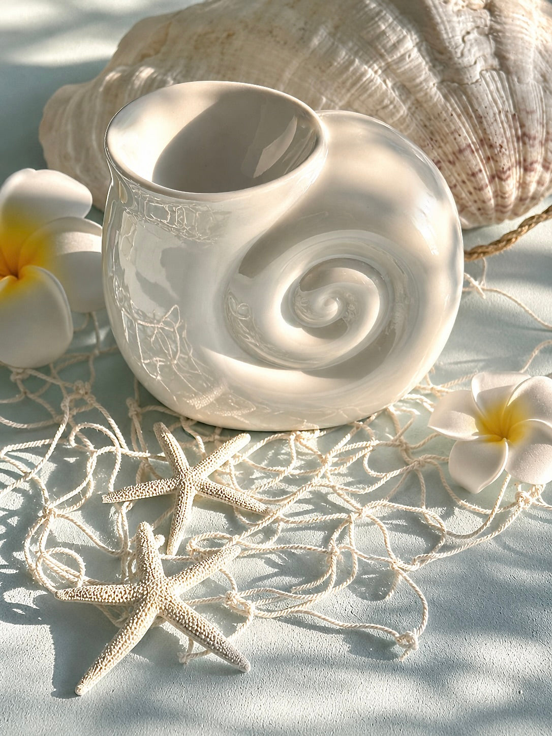 Wax Melt Burner "Conch"